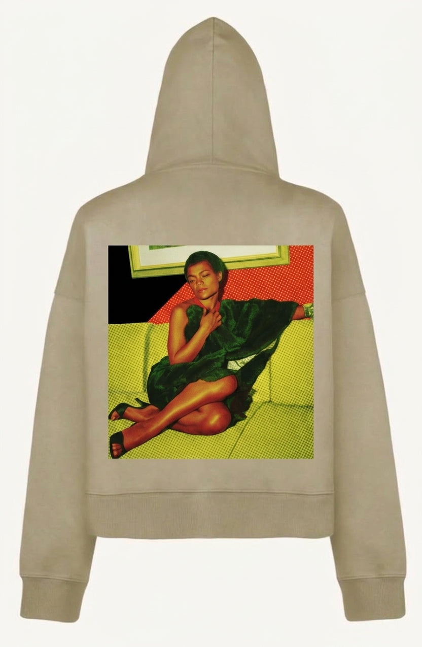 Sovereign, Unbothered — Eartha Kitt — Heavyweight Hoodie — Vintage Dune — CMD&C