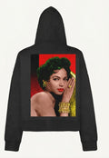 Sovereign, Unbothered, Dorothy Dandridge — Oversized Boxy Hoodie — Vintage Black — CMD&C